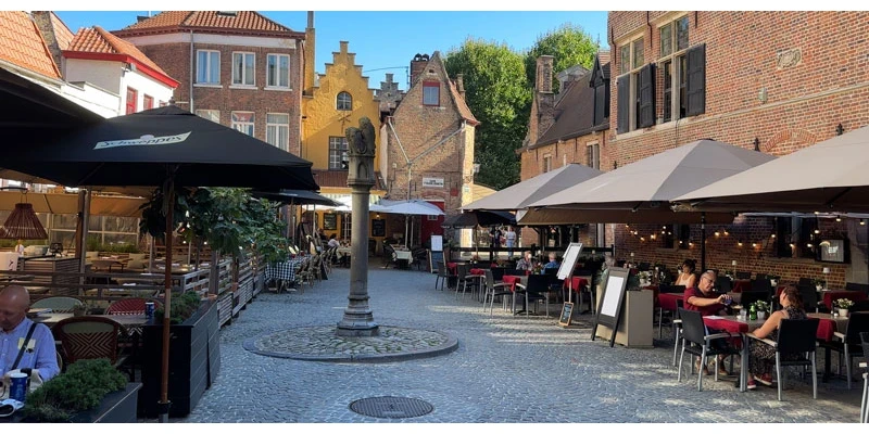 Fish market Bruges