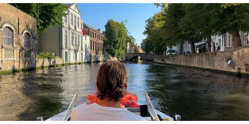 Canal boat tour