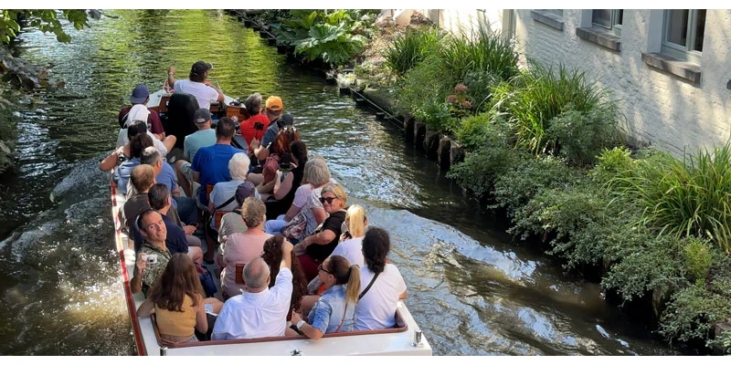 Bruges canal boat