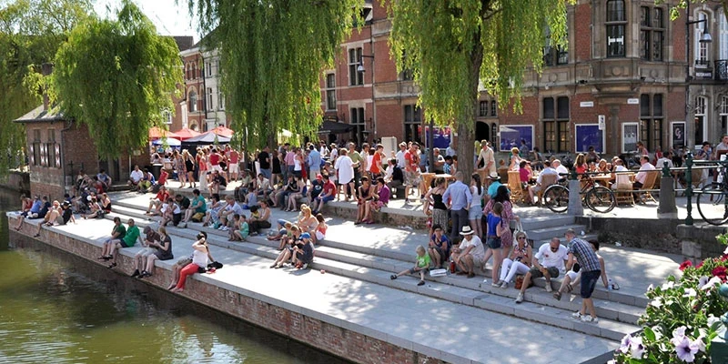 Leuven is known for its beer, its chocolate, and Gothic