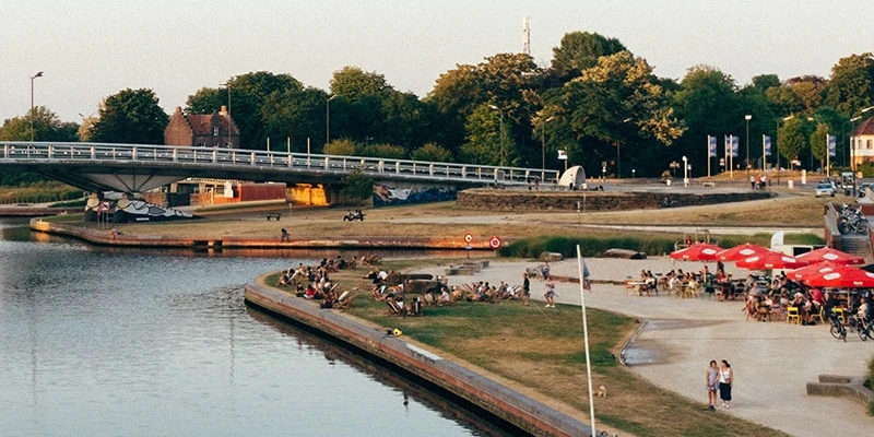 Leie River Kortrijk