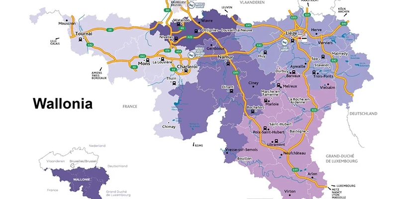 Wallonia has 23 main towns to discover, but here we