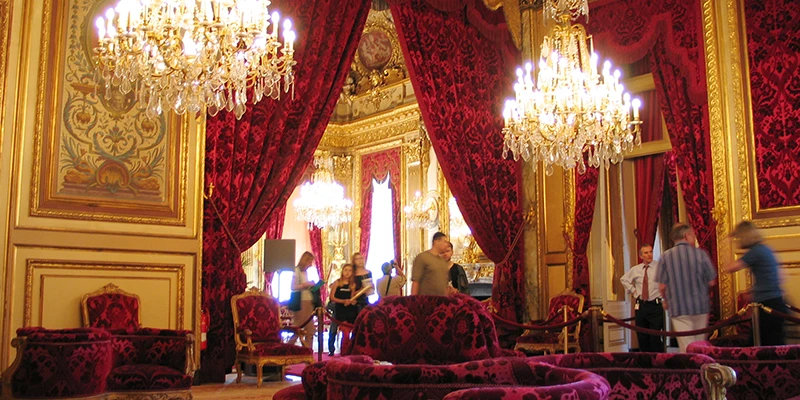 The Napoleon III Apartments at the Louvre, Paris