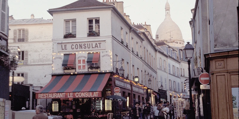 The view across Paris from the hill of Montmartre