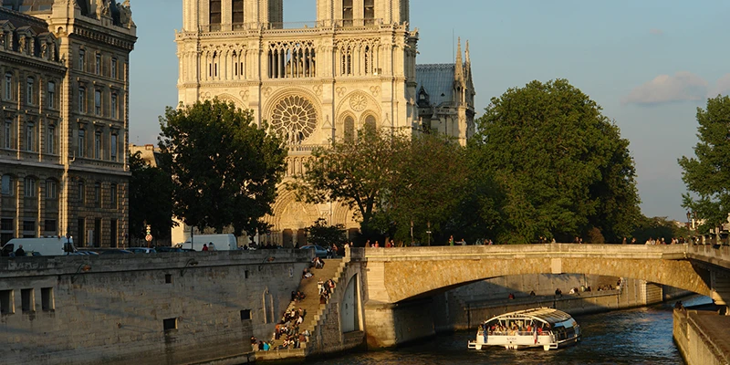 Notre-Dame seen from across the Seine, Paris