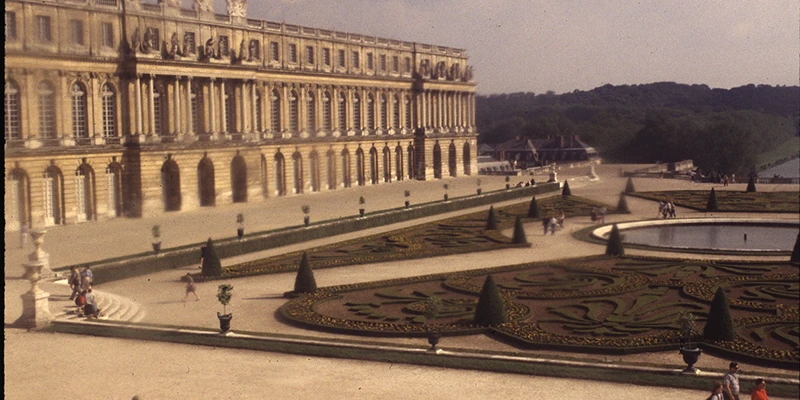 The palace and formal gardens at Versailles