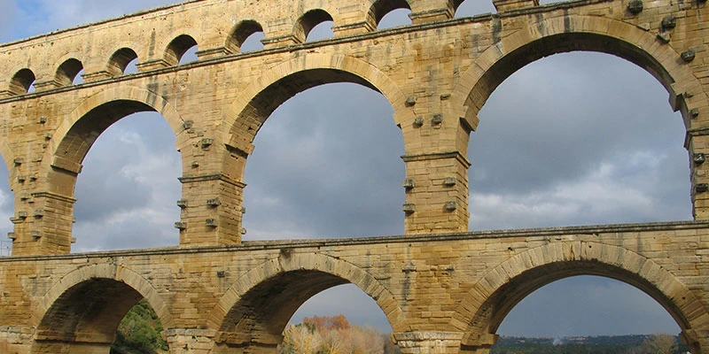 Pont du Gard construction detail