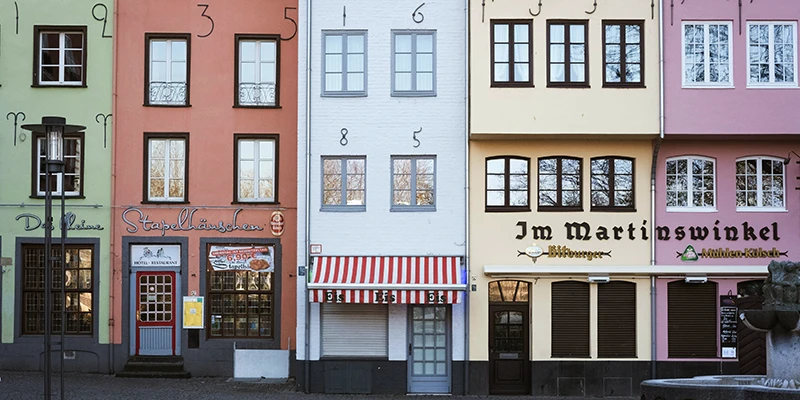 Schildergasse pedestrian shopping street