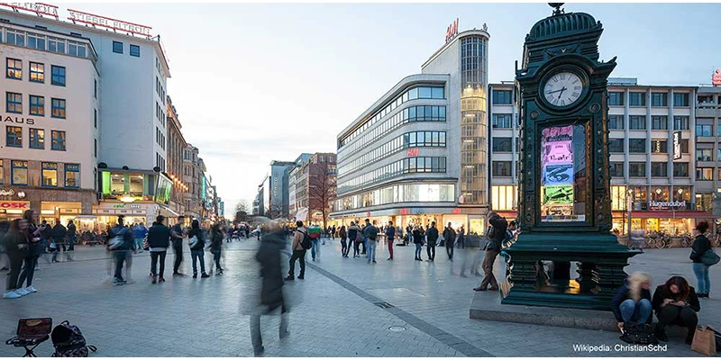 Kroepcke square hanover germany a