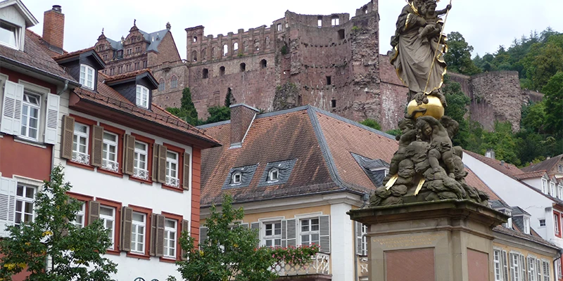 Kornmarkt and the Student Prince Pubs