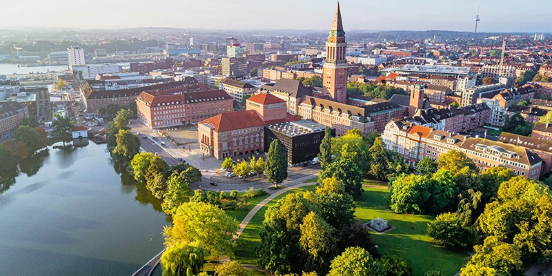 aerial view of Keil