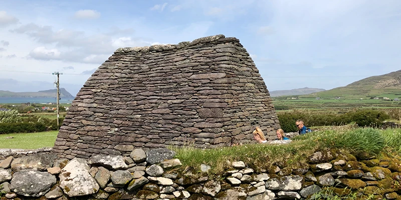 First view approaching the Gallarus Oratory
