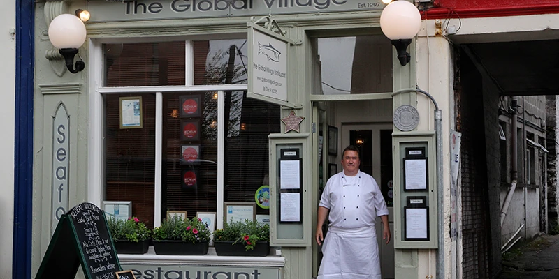 Global Village restaurant on Main Street in Dingle