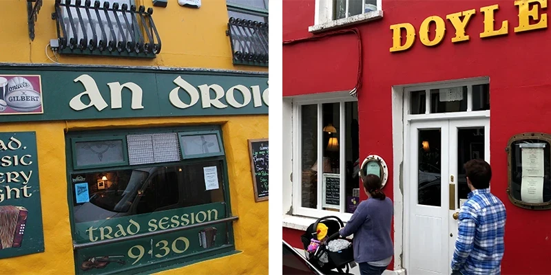 Doyle's restaurant on John Street in Dingle
