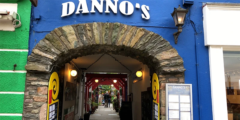Family at Dano's Bar and Restaurant celebrating First Communion