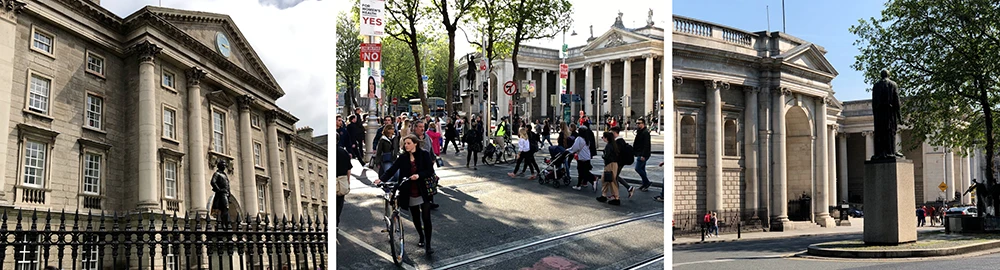 busy College Green 