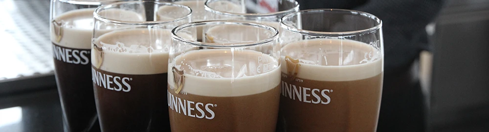 The Guinness Storehouse brewery at St. James's Gate, Dublin