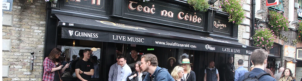 You can find traditional Irish session inside a Temple Bar pub