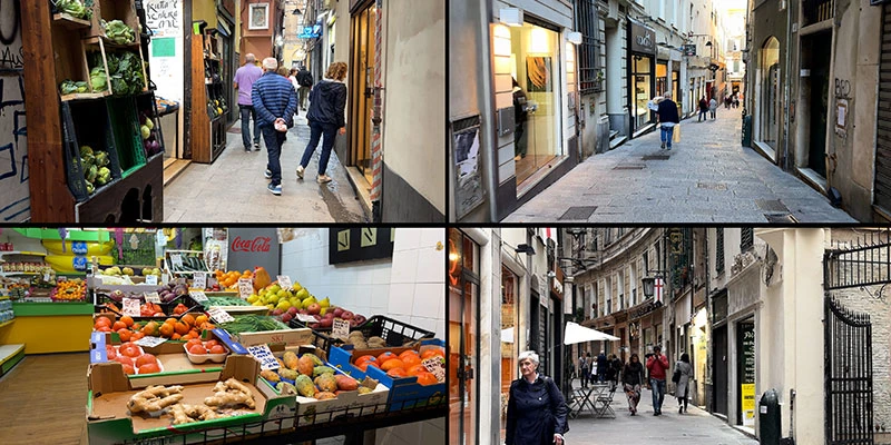 Genoa pedestrian zone