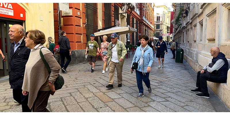Genoa pedestrian lanes