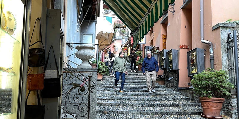Bellagio stairs