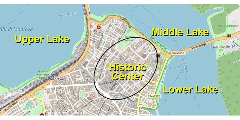 Mantua map lakes