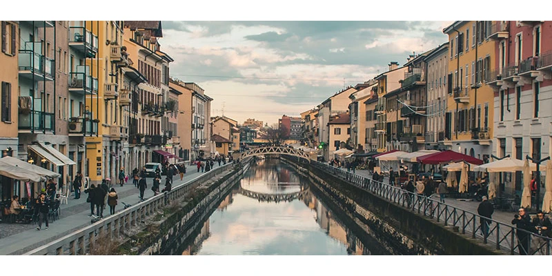 Milan historic architecture