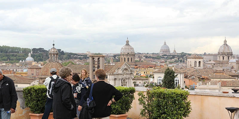 Capitoline terrace