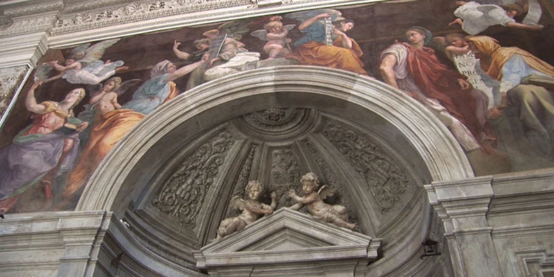 Raphael fresco in Santa Maria della Pace