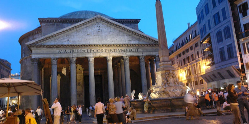 Pantheon at night