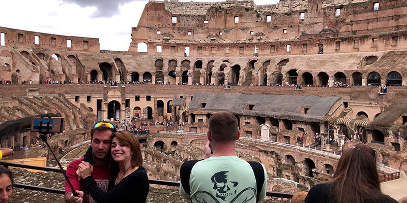 Colosseum museum display
