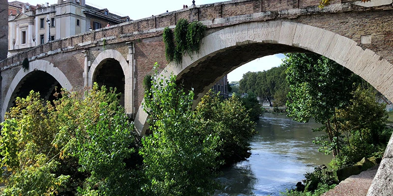 View toward Tiber River