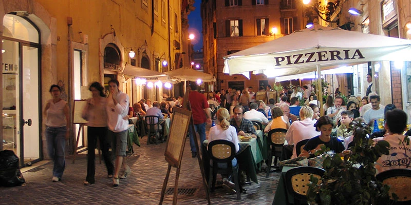 Rome night scene