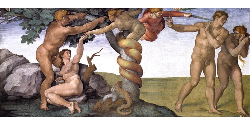 Sistine Chapel Adam and Eve
