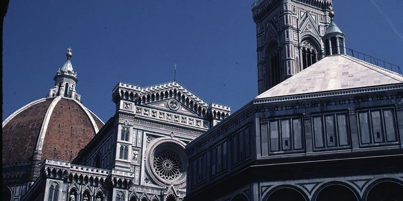 Duomo and baptistery roofs