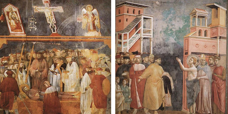 Giotto - Legend of St Francis - Renunciation of Worldly Goods
