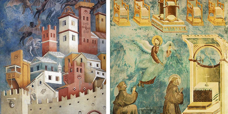 Giotto - Legend of St Francis - Vision of the Thrones
