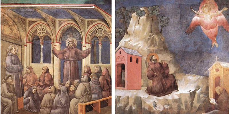 Giotto legend of st francis 19 stigmatization of st francis