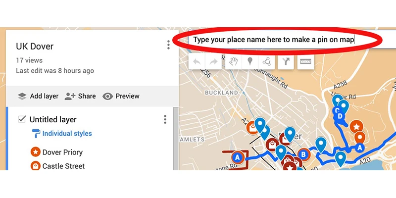 Gmm place search