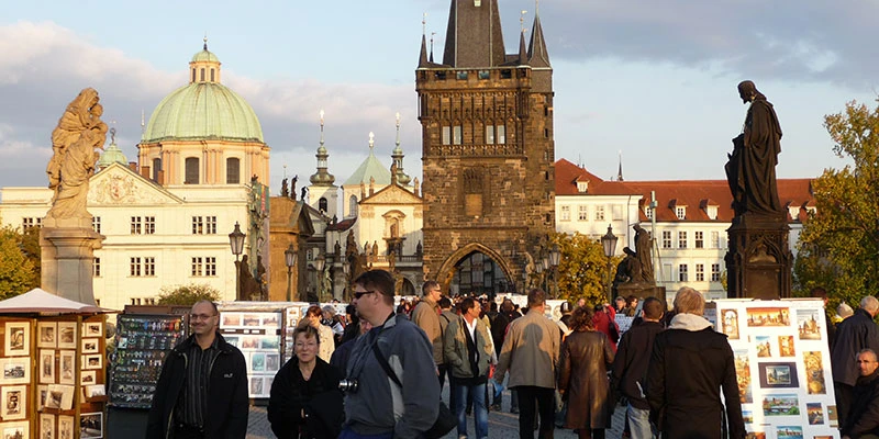 Charles Bridge evening