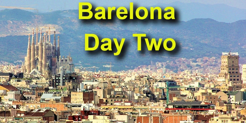 Panorama view of the city of Barcelona