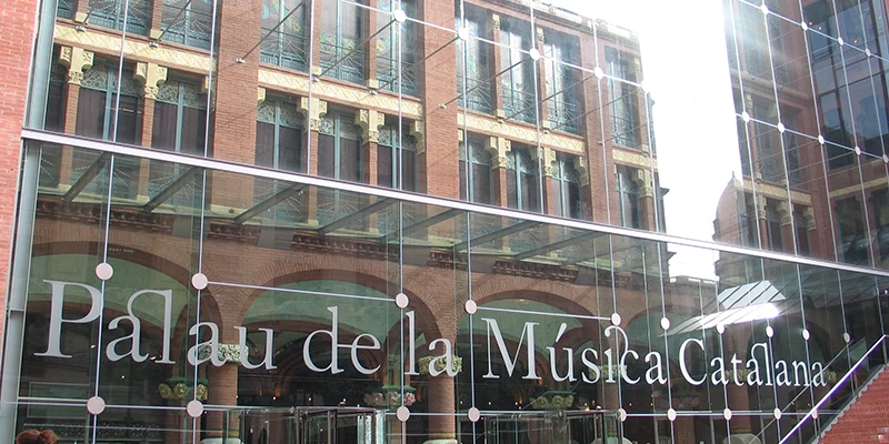 Palau de la Música Catalana ornate Modernista facade