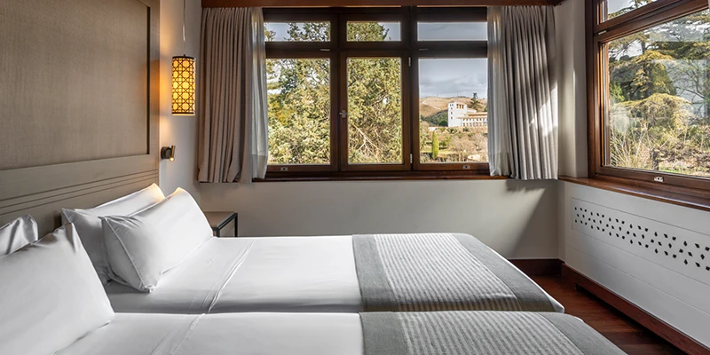 The Parador de Granada, a converted convent within the Alhambra walls