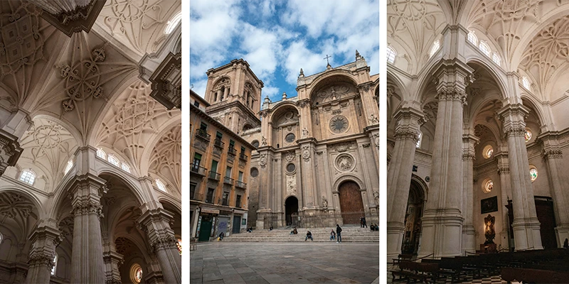 The Capilla Mayor beneath the soaring 150-foot dome of Granada Cathedral