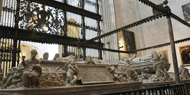 The Capilla Real, mausoleum of Ferdinand and Isabella, adjoining Granada Cathedral