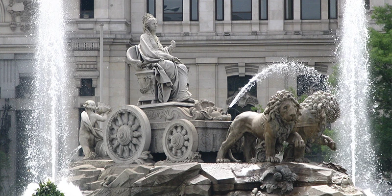 Plaza de la Cibeles is one of the great intersections of Europe