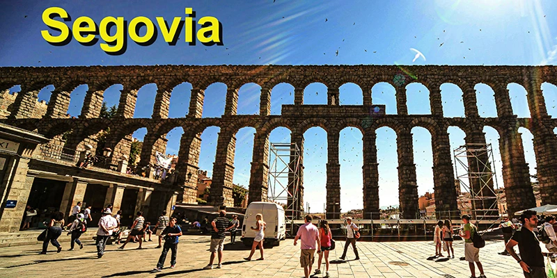 Segovia with its Roman aqueduct and fairy-tale Alcazar fortress