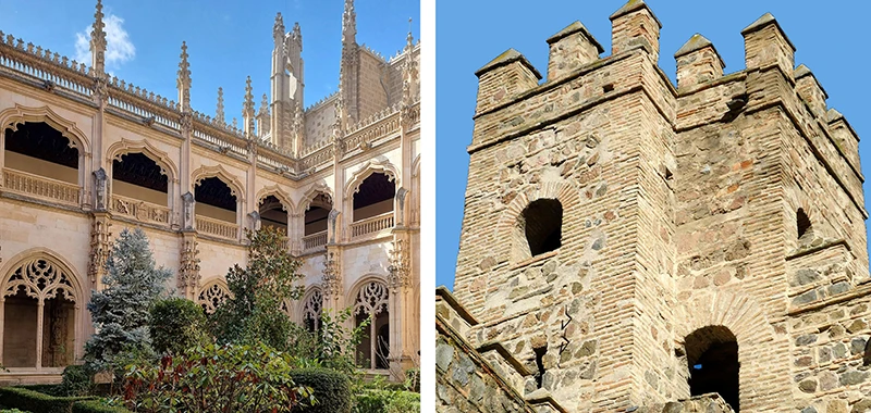San Juan de los Reyes monastery with elaborate Isabelline Gothic decoration