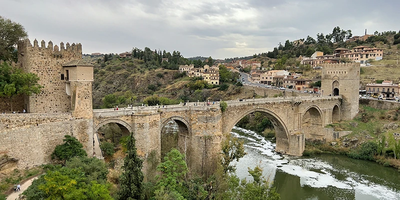 Layered defensive walls showing Roman, Visigothic, Moorish and Christian construction