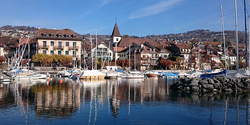 Lausanne lakefront